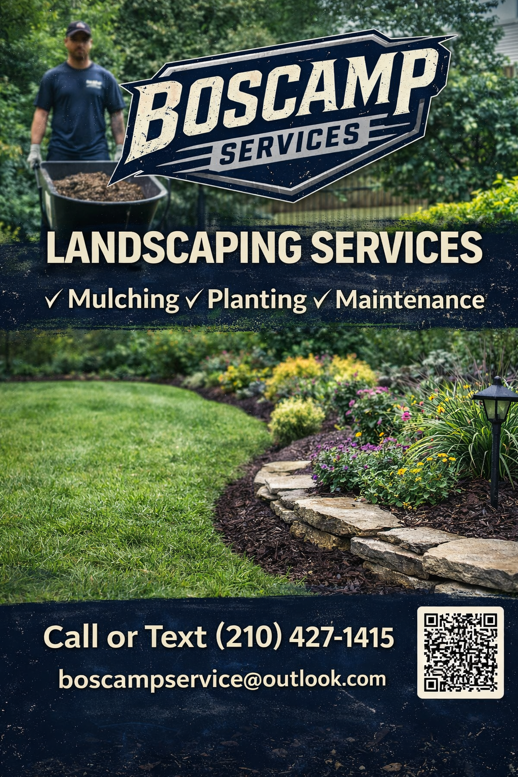 Professional landscaping and yard maintenance